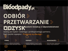 Tablet Screenshot of bioodpady.pl